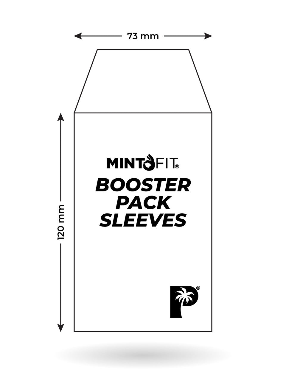 Palms Off Gaming MintFit Booster Pack Sleeves - Extra Thick (50pc)