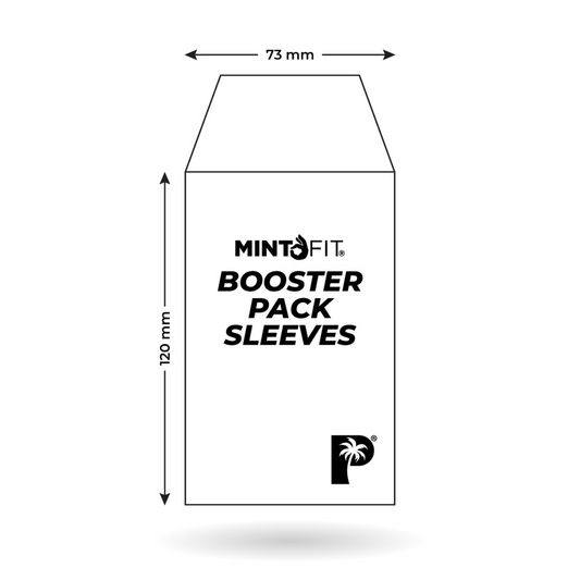 Palms Off Gaming MintFit Booster Pack Sleeves - Extra Thick (50pc)