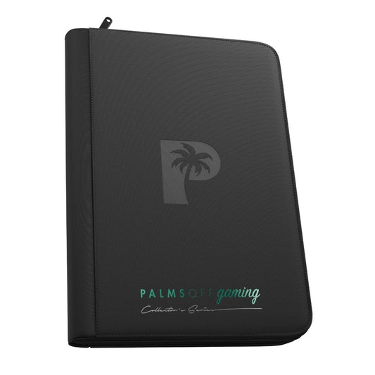 Palms Off Gaming Collector's Series 9 Pocket Zip Binder - Black