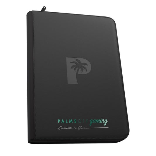 Palms Off Gaming Collector's Series Top Loader Zip Binder - Black