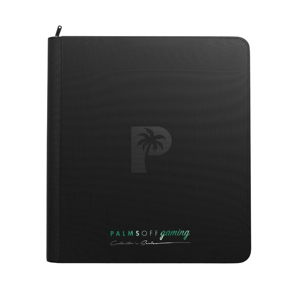 Palms Off Gaming Collector's Series 12 Pocket Zip Binder - Black