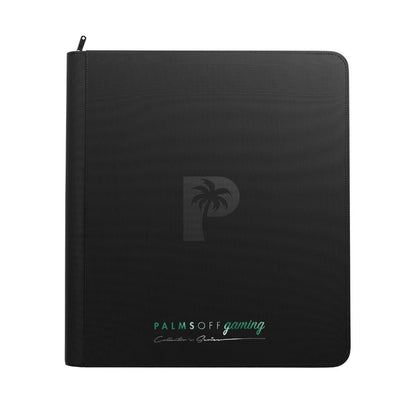 Palms Off Gaming Collector's Series 12 Pocket Zip Binder - Black