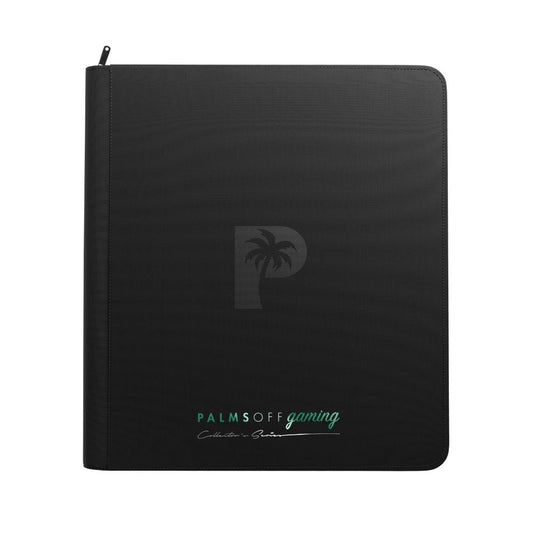 Palms Off Gaming Collector's Series 12 Pocket Zip Binder - Black