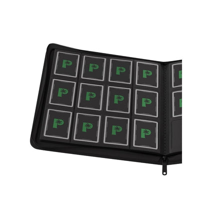 Palms Off Gaming Collector's Series 12 Pocket Zip Binder - Black