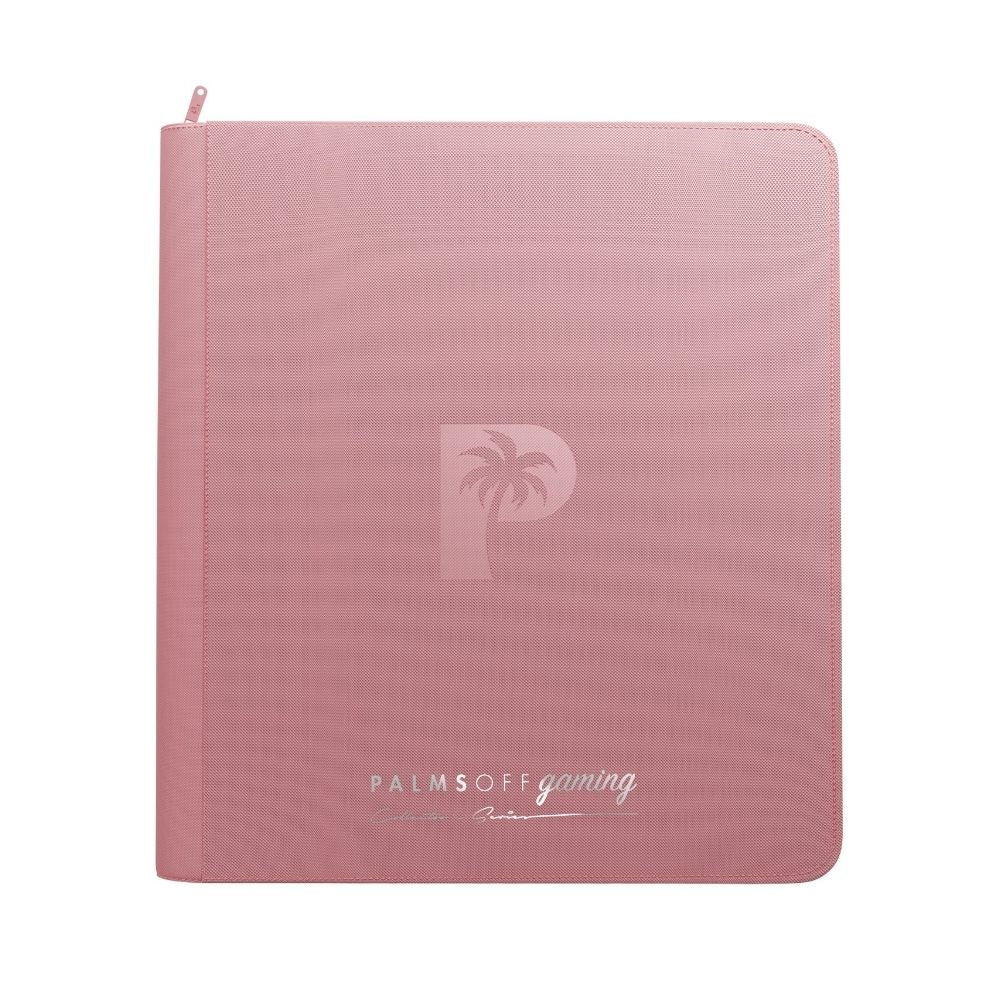 Palms Off Gaming Collector's Series 12 Pocket Zip Binder - Pink