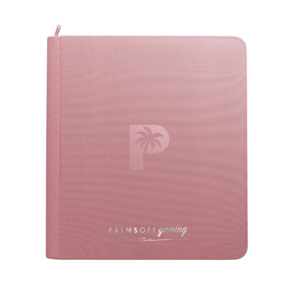 Palms Off Gaming Collector's Series 12 Pocket Zip Binder - Pink