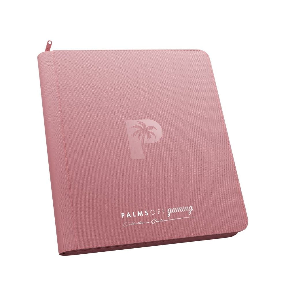 Palms Off Gaming Collector's Series 12 Pocket Zip Binder - Pink