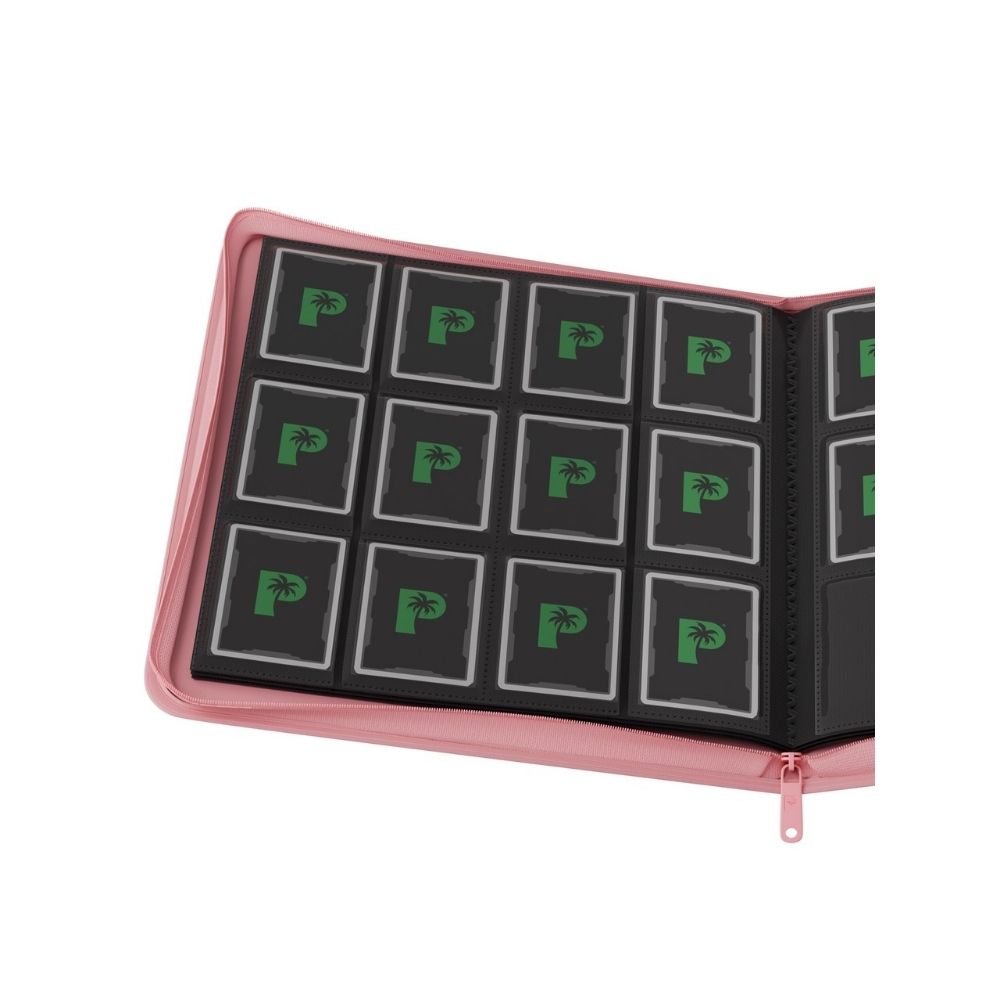 Palms Off Gaming Collector's Series 12 Pocket Zip Binder - Pink