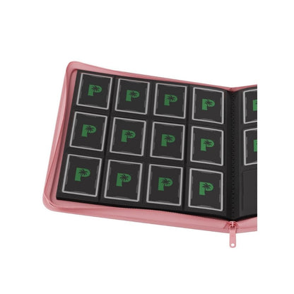 Palms Off Gaming Collector's Series 12 Pocket Zip Binder - Pink