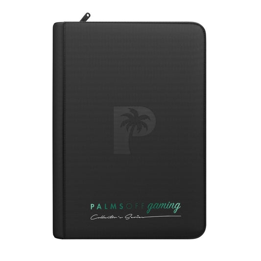 Palms Off Gaming Collector’s Series 4 Pocket Zip Binder - Black