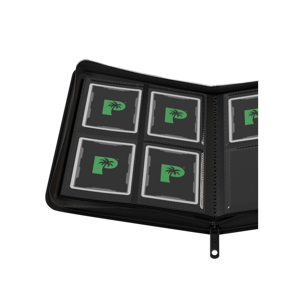 Palms Off Gaming Collector’s Series 4 Pocket Zip Binder - Black