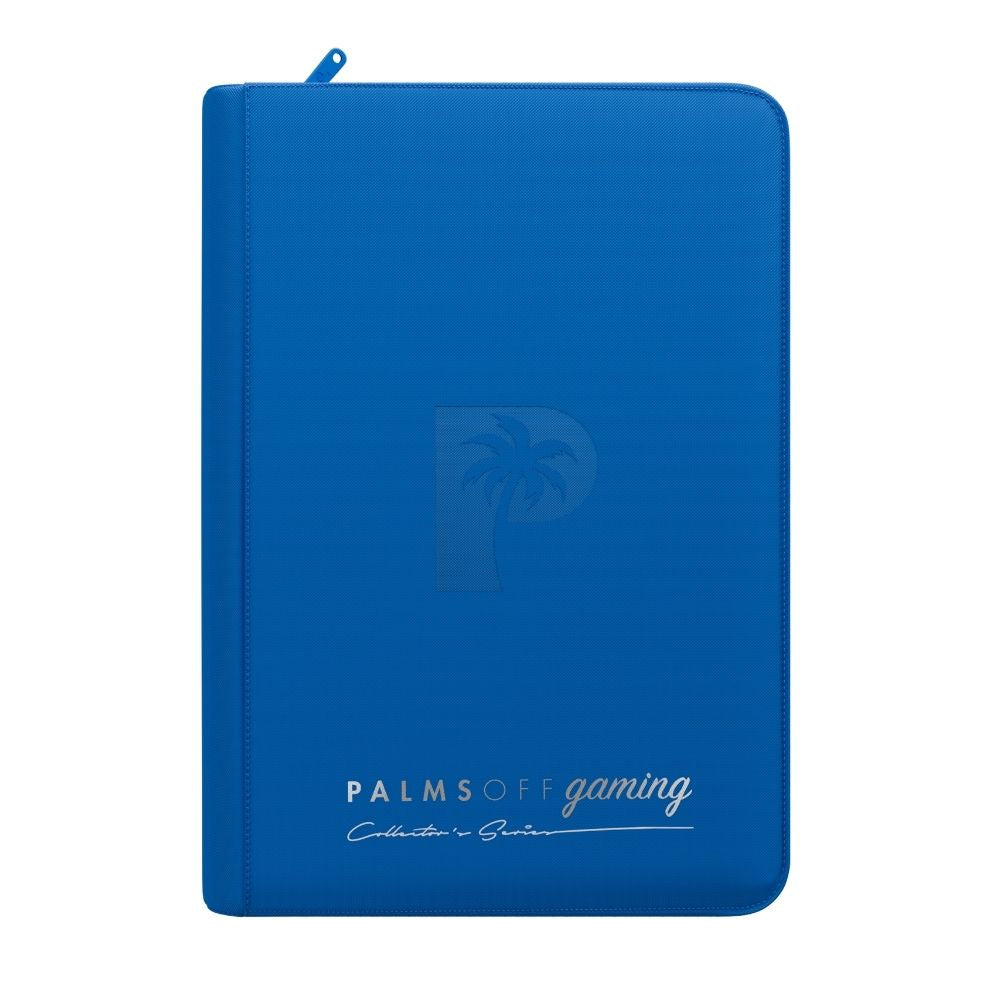 Palms Off Gaming Collector’s Series 4 Pocket Zip Binder - Blue