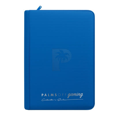 Palms Off Gaming Collector’s Series 4 Pocket Zip Binder - Blue