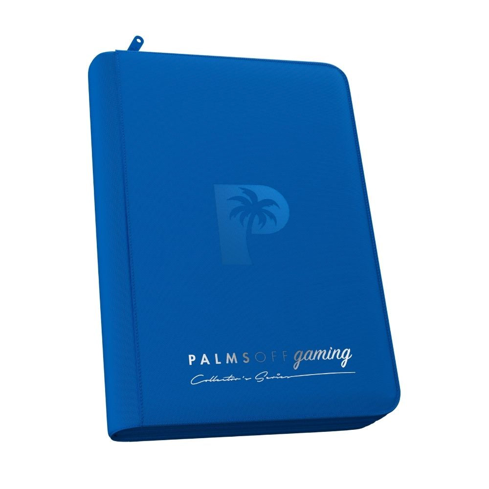 Palms Off Gaming Collector’s Series 4 Pocket Zip Binder - Blue