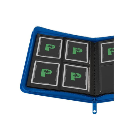 Palms Off Gaming Collector’s Series 4 Pocket Zip Binder - Blue