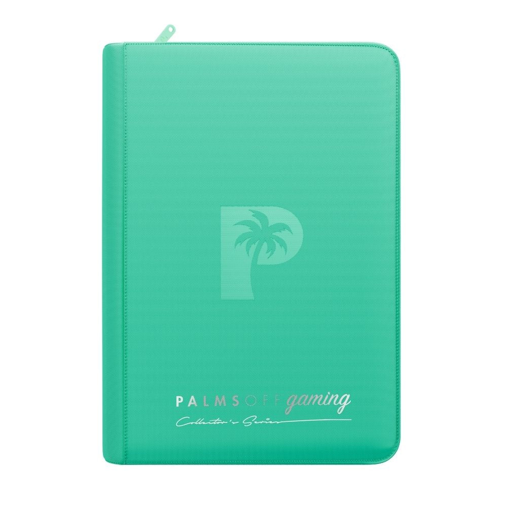 Palms Off Gaming Collector’s Series 4 Pocket Zip Binder - Turquoise