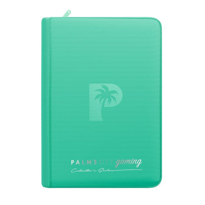 Palms Off Gaming Collector’s Series 4 Pocket Zip Binder - Turquoise