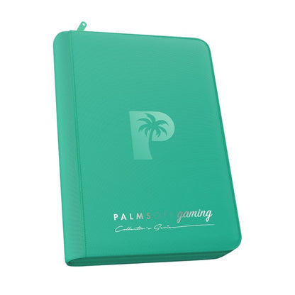 Palms Off Gaming Collector’s Series 4 Pocket Zip Binder - Turquoise