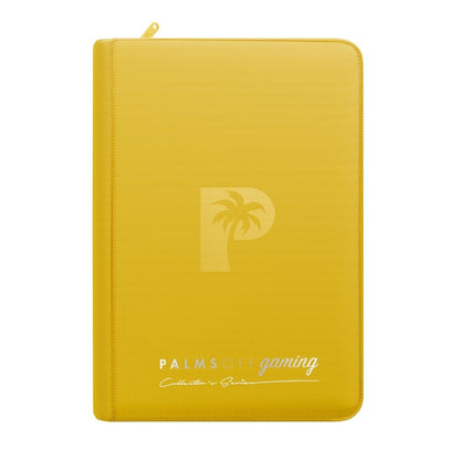 Palms Off Gaming Collector’s Series 4 Pocket Zip Binder - Yellow