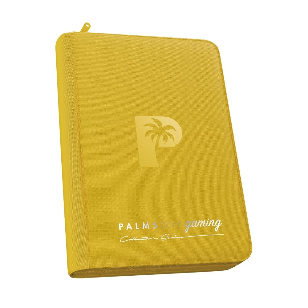 Palms Off Gaming Collector’s Series 4 Pocket Zip Binder - Yellow