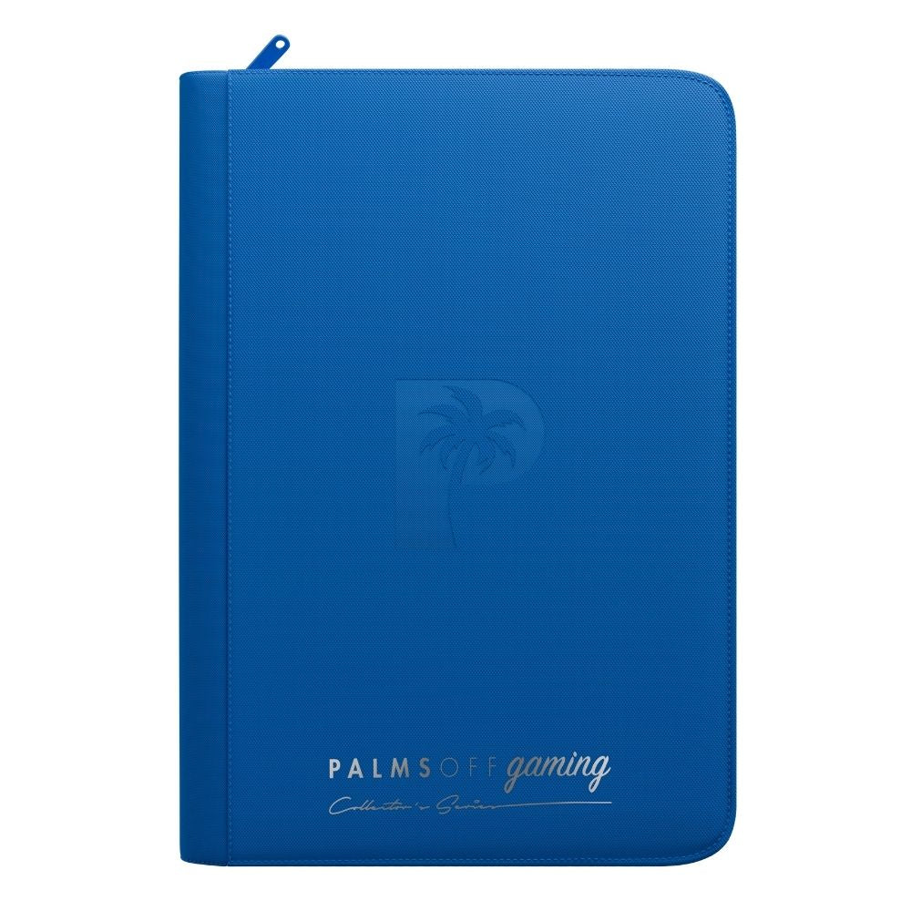 Palms Off Gaming Collector's Series 9 Pocket Zip Binder - Blue