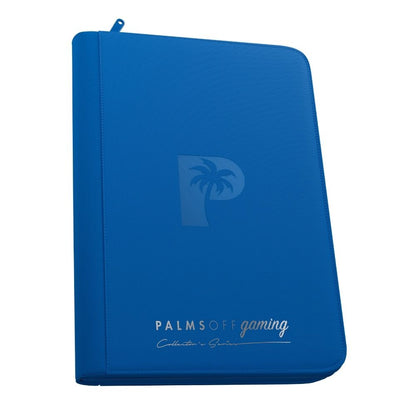Palms Off Gaming Collector's Series 9 Pocket Zip Binder - Blue