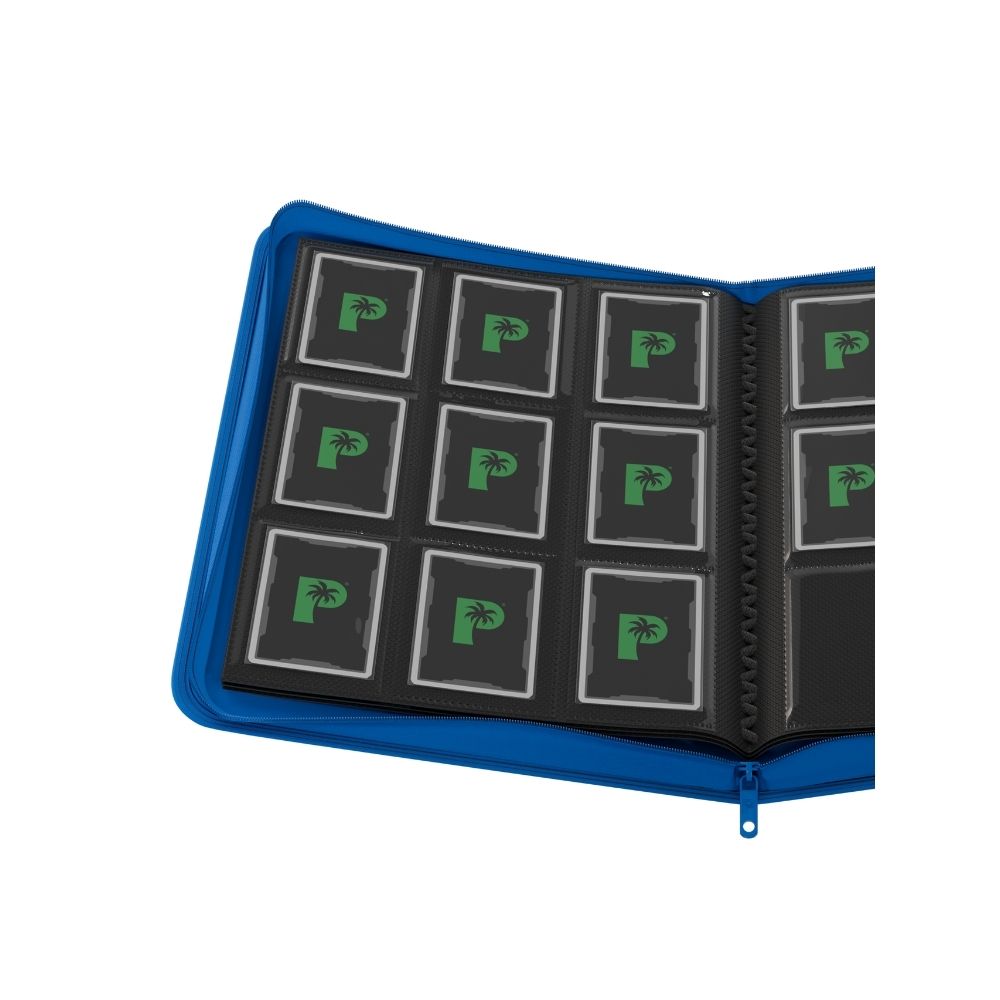 Palms Off Gaming Collector's Series 9 Pocket Zip Binder - Blue