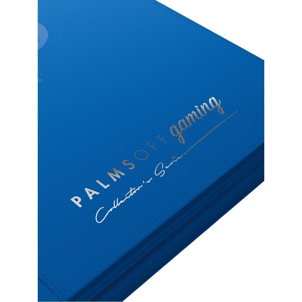 Palms Off Gaming Collector's Series 9 Pocket Zip Binder - Blue