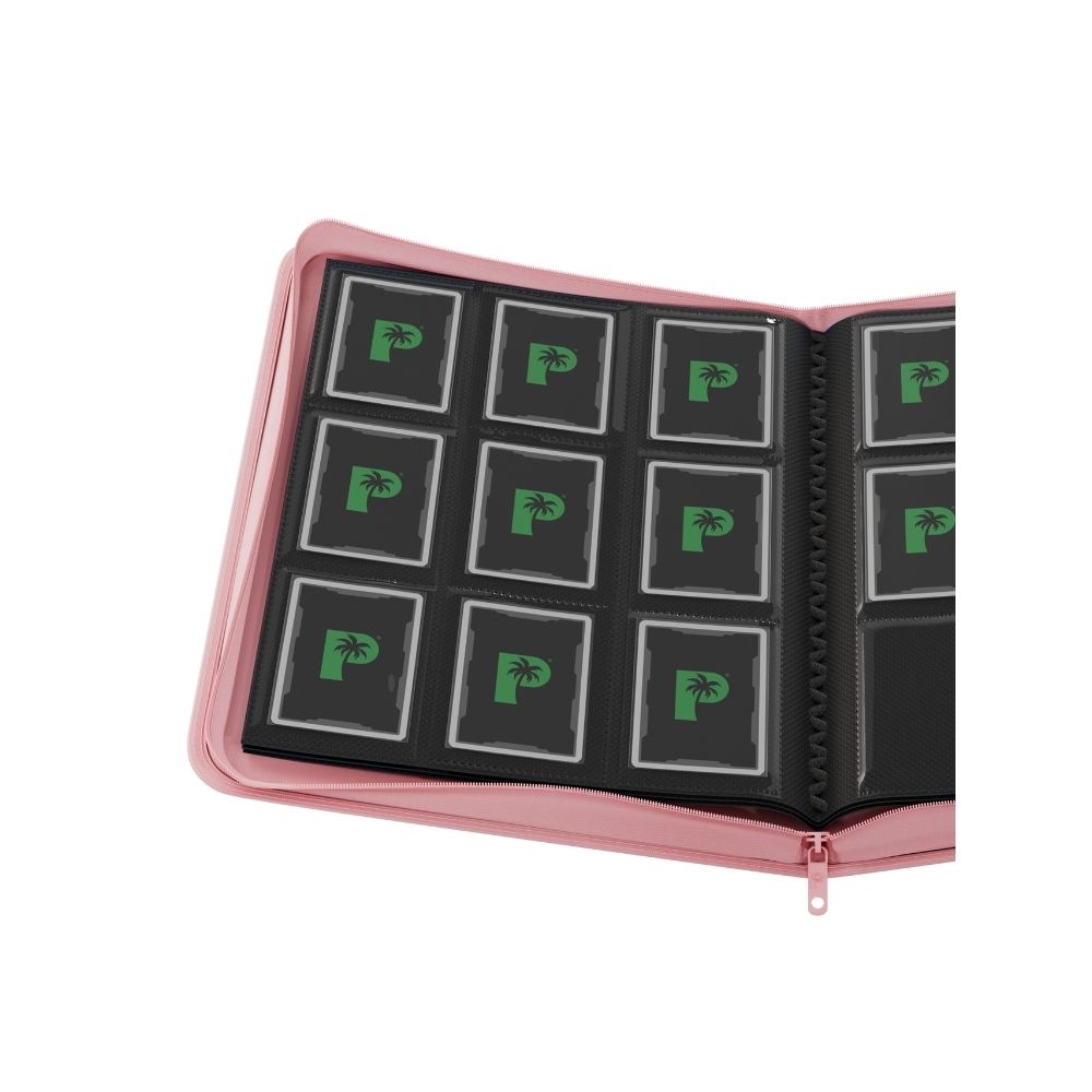 Palms Off Gaming Collector's Series 9 Pocket Zip Binder - Pink