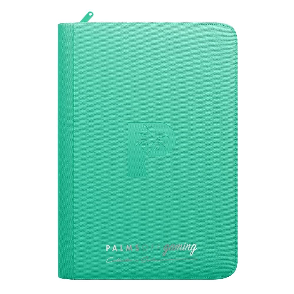 Palms Off Gaming Collector's Series 9 Pocket Zip Binder - Turquoise