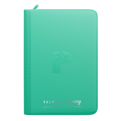 Palms Off Gaming Collector's Series 9 Pocket Zip Binder - Turquoise