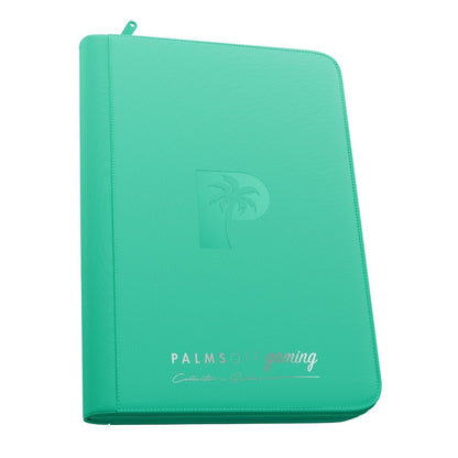 Palms Off Gaming Collector's Series 9 Pocket Zip Binder - Turquoise