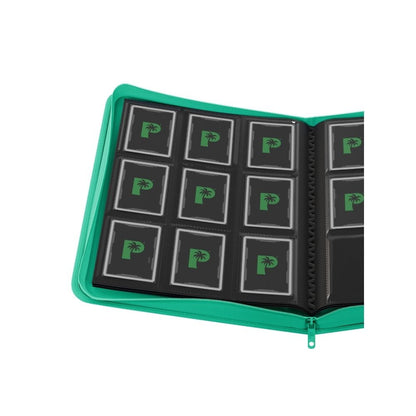 Palms Off Gaming Collector's Series 9 Pocket Zip Binder - Turquoise