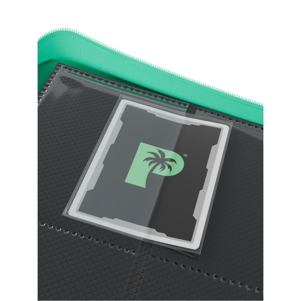 Palms Off Gaming Collector's Series 9 Pocket Zip Binder - Turquoise