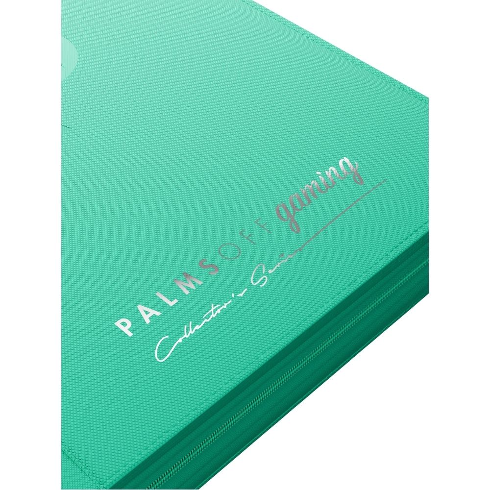 Palms Off Gaming Collector's Series 9 Pocket Zip Binder - Turquoise