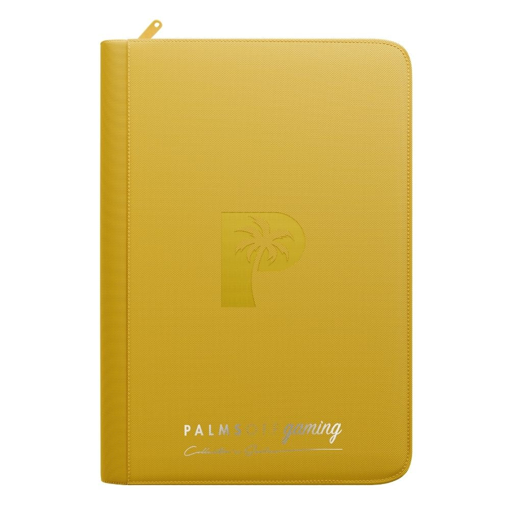 Palms Off Gaming Collector's Series 9 Pocket Zip Binder - Yellow