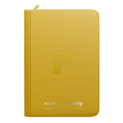 Palms Off Gaming Collector's Series 9 Pocket Zip Binder - Yellow
