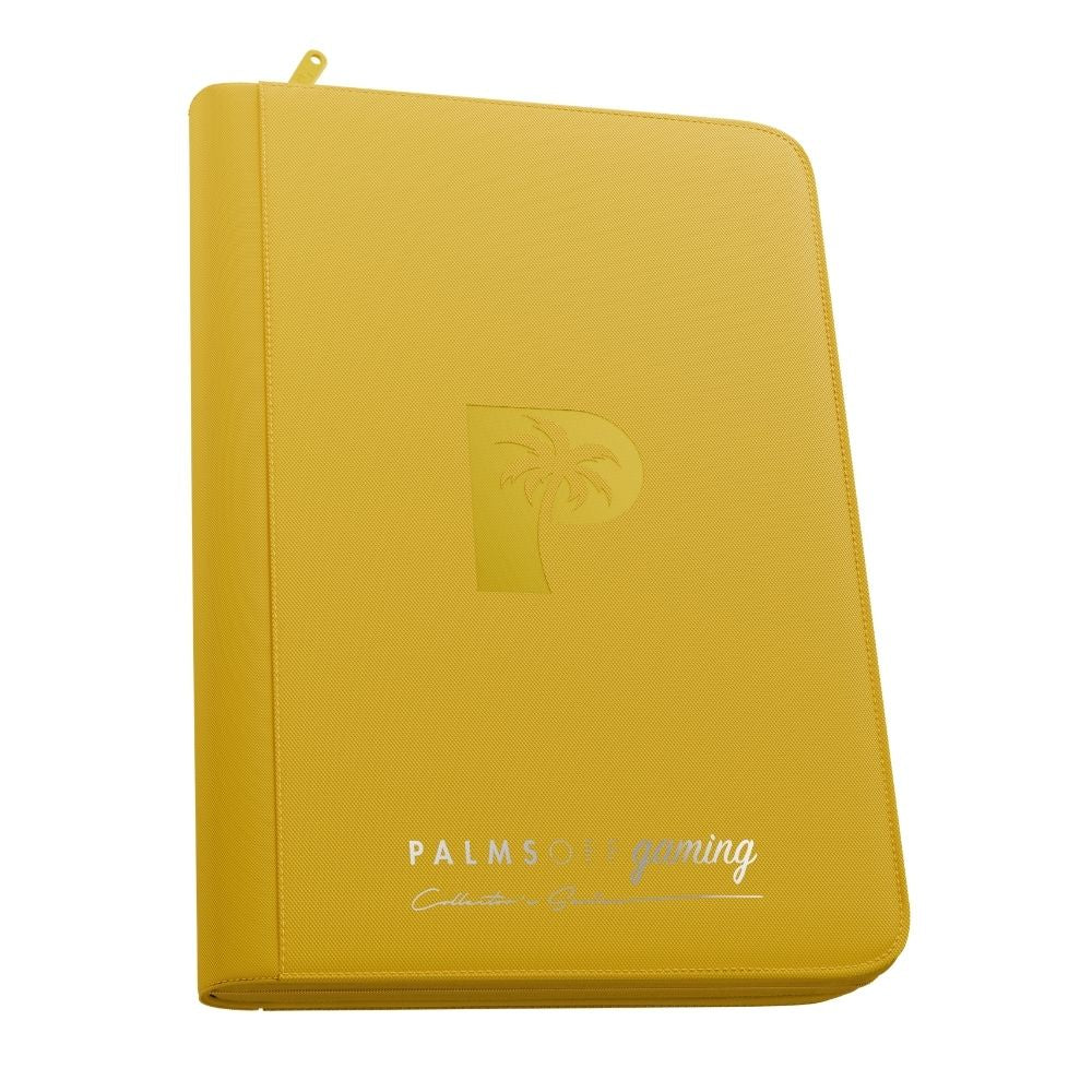 Palms Off Gaming Collector's Series 9 Pocket Zip Binder - Yellow