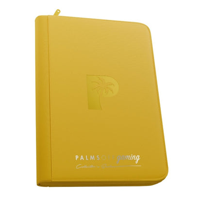 Palms Off Gaming Collector's Series 9 Pocket Zip Binder - Yellow