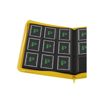 Palms Off Gaming Collector's Series 9 Pocket Zip Binder - Yellow
