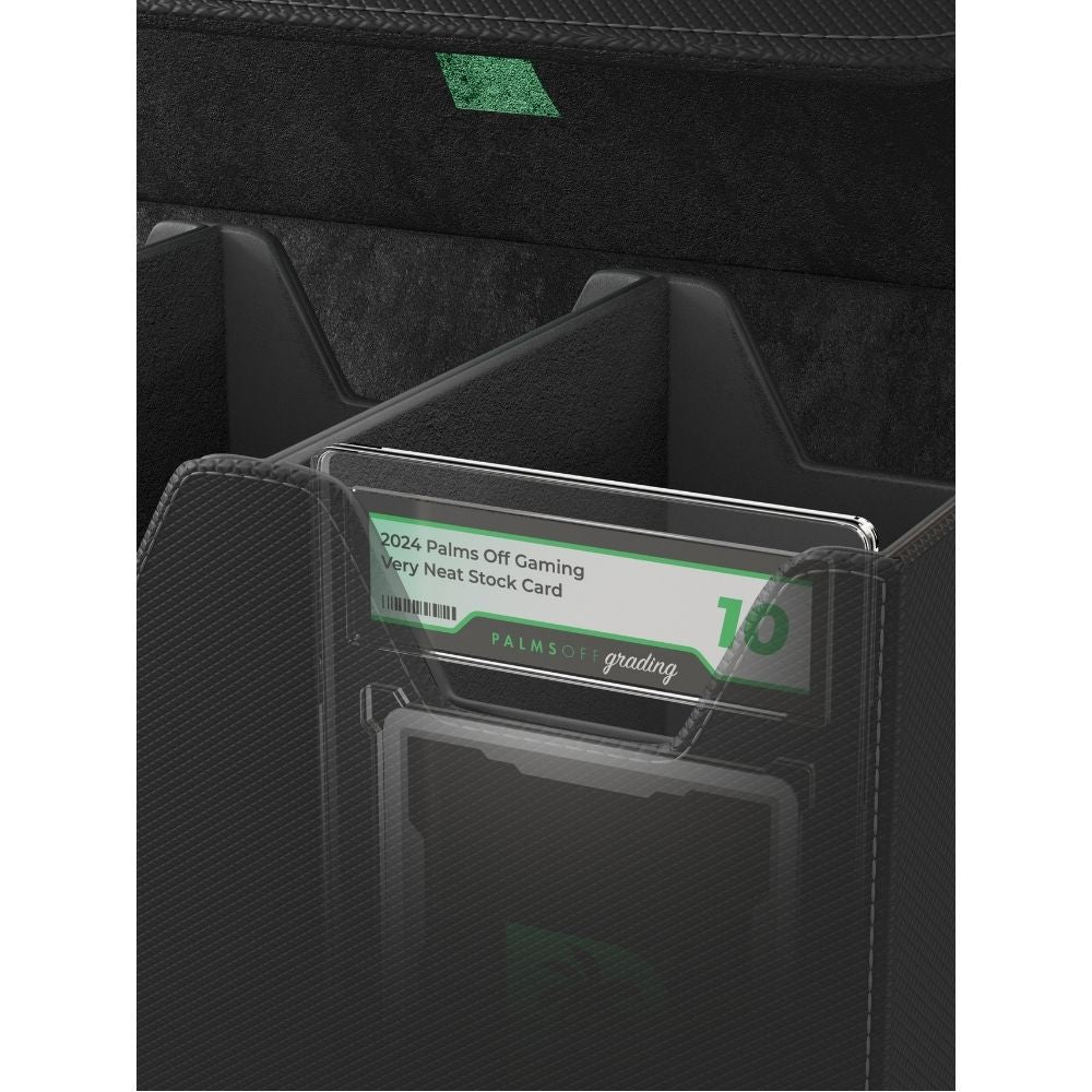 Palms Off Gaming Collector's Series Graded Card Storage Case - Large - Black