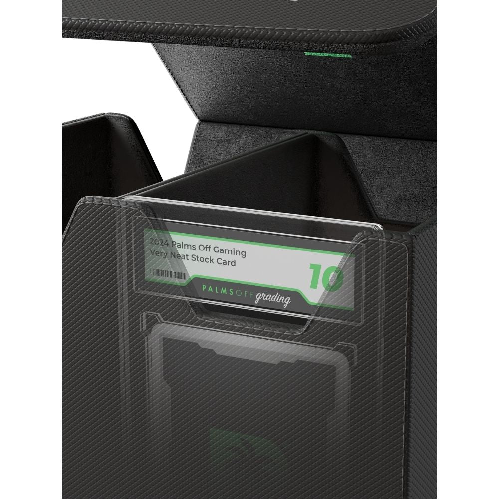 Palms Off Gaming Collector's Series Graded Card Storage Case - Medium - Black