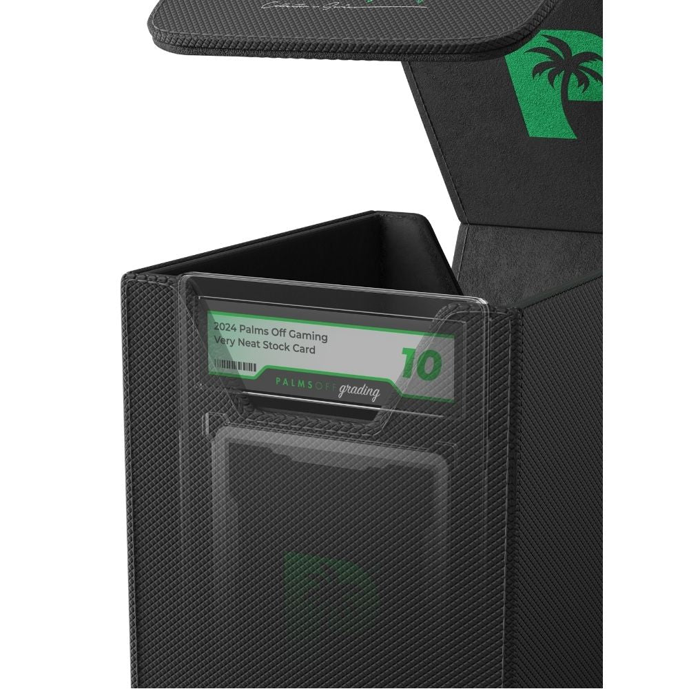 Palms Off Gaming Collector's Series Graded Card Storage Case - Small - Black