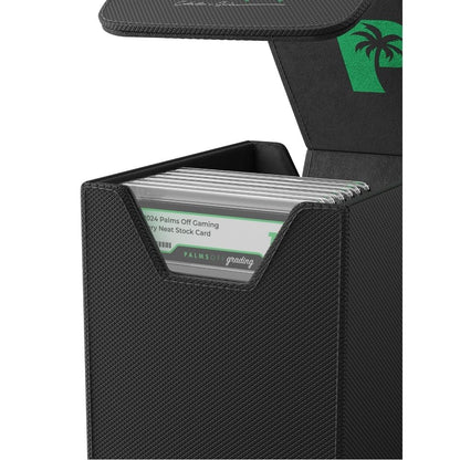 Palms Off Gaming Collector's Series Graded Card Storage Case - Small - Black