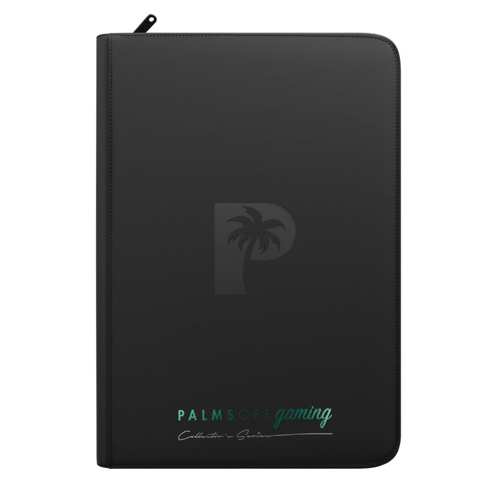 Palms Off Gaming Collector's Series Top Loader Zip Binder - Black