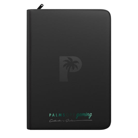 Palms Off Gaming Collector's Series Top Loader Zip Binder - Black