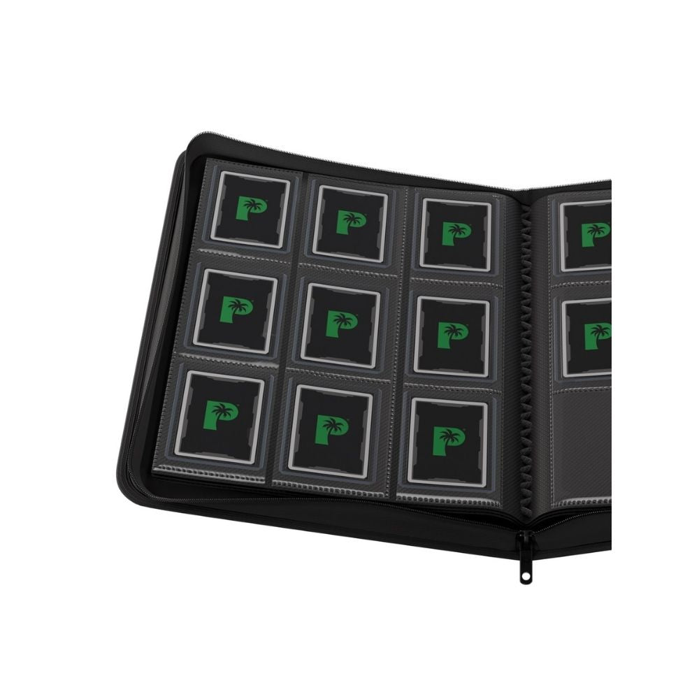 Palms Off Gaming Collector's Series Top Loader Zip Binder - Black