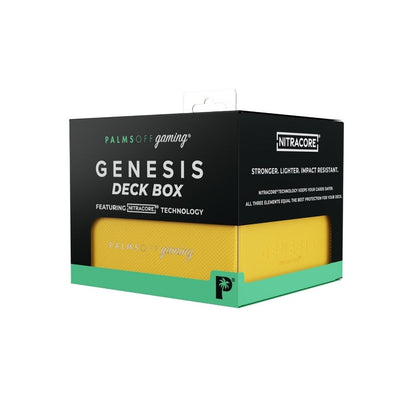 Palms Off Gaming Genesis Deck Box - Yellow