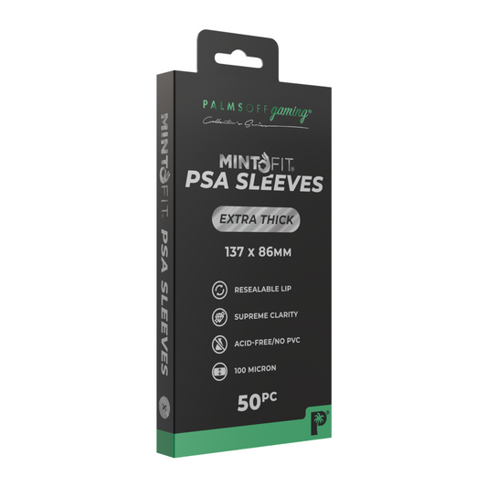 Palms Off Gaming MintFit PSA Graded Card Sleeves - Extra Thick (50pc)