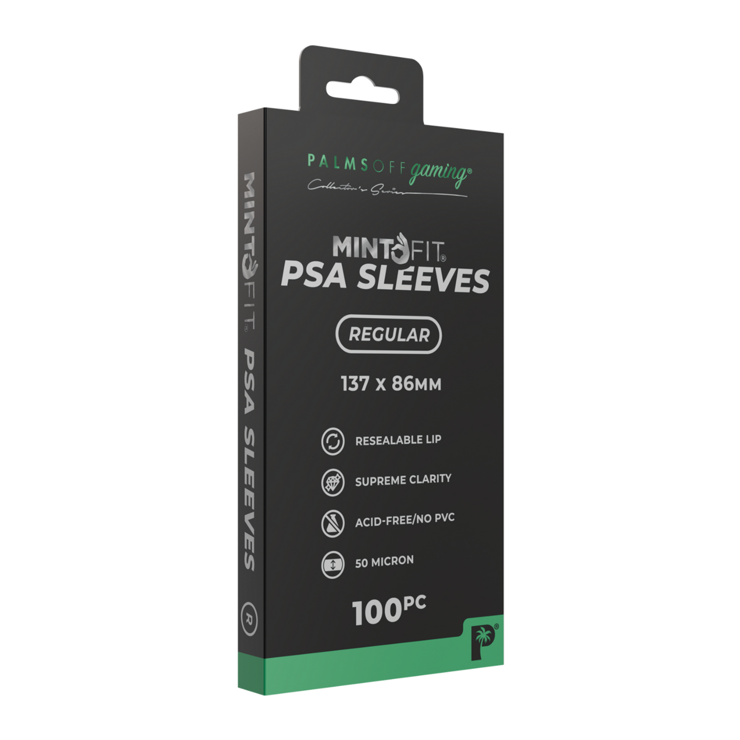 Palms Off Gaming MintFit PSA Graded Card Sleeves - Regular (100pc)